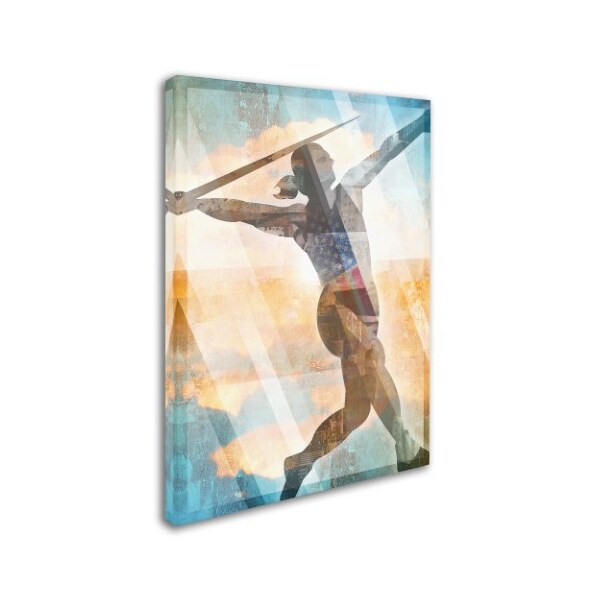 Greg Simanson 'Javelin America' Canvas Art,14x19